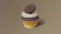 Oreo Cookie Cupcake 3D model