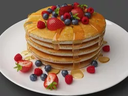 Pancakes 3D model