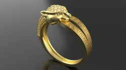 pantera panter rings 3D model