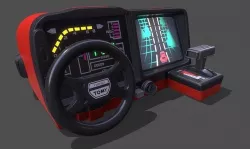 PBR Turbo Tomy Retro Toy  3D model