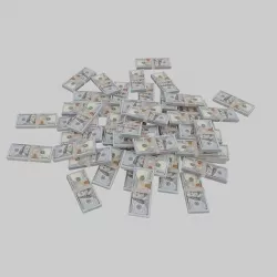 Pile of Stacks 100 dollar Bills Texture