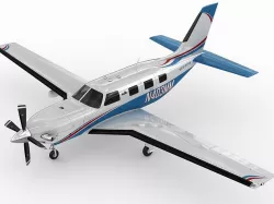 Piper Meridian 3D model