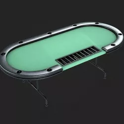 Poker Table Low-poly 3D model