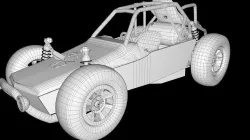 PUBG Buggy 3D model