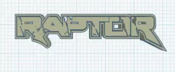 Raptor Keychain