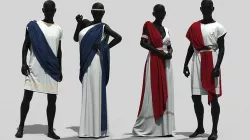 Realistic 3D model of Roman Outfits 3D model