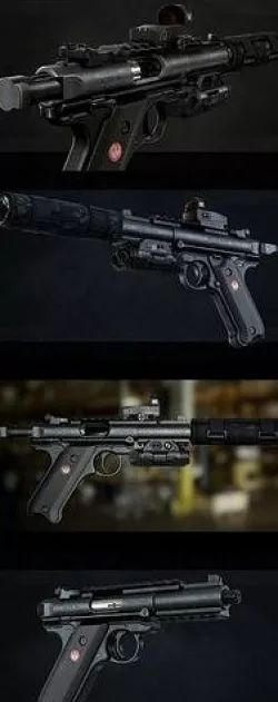 rifle 3D model