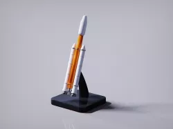 Rocket Falcon 3D model