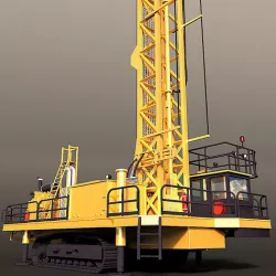 Rotary Drilling Rig 3D model