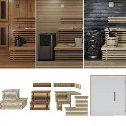 Sauna set  3D model