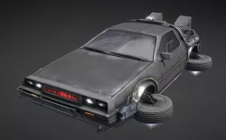 Sci Fi Car model concepted to the car from Ready Player One 3D model