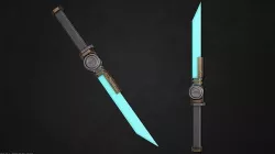 Sci fi elite knife Low-poly 3D model