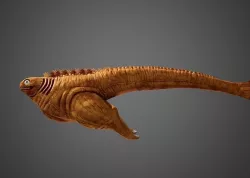 Shin Godzilla First Form Rigged 3D model