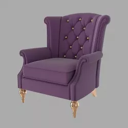 single sofa 3D model