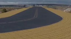 Small Town Road Structure Low-poly 3D model