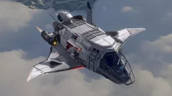 Space Ship - Rigged - Fully Textured - include inside Low-poly 3D model