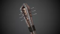 Spiked Weapon Rebar Melee Low-poly 3D model
