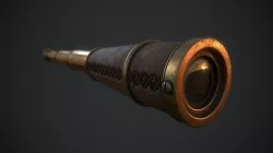 Spyglass Low-poly 3D model