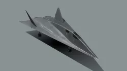 SR-91 Aurora Low-poly 3D model