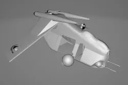 Star Wars REB Dropship - Low Poly Game - Battlefield - FBX MODEL Low-poly 3D model