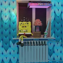 Stoned SpongeBob 3D model