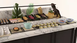 Sushi food 3d model 3D model 3D model