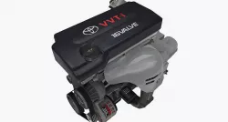 Toyota 2AZ-FE engine Low-poly 3D model