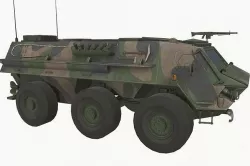 TPz 1 Fuchs Low-poly 3D model