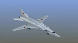 Tu-22 Backfire LD1 Low-poly 3D model