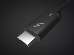 USB 4 thunderbolt cable 3D model