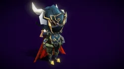 V5 Knight Low-poly 3D model