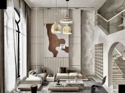 WABI SABI Interior Villa design sketchup model 1 3D model