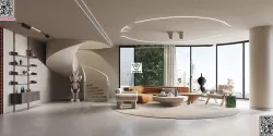 WABI SABI Interior Villa design sketchup model 5 3D model