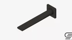 Wall Spout - Luxury - Green - Basin Low-poly 3D model