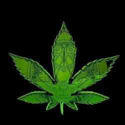 Weed leaf 3D model