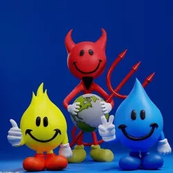 WORLD INDUSTRIES 3D CHARACTERS Low-poly 3D model