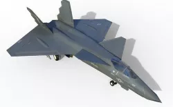 YF-23 naval NATF-23 3D model