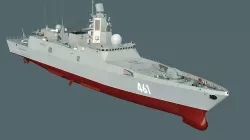 Admiral Gorshkov class frigate 22350 3D model