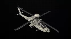 AH-64 Apache 3D model