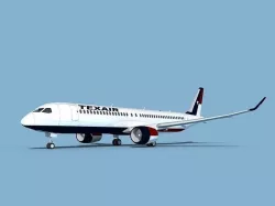 Airbus A220-300 Texair 3D model