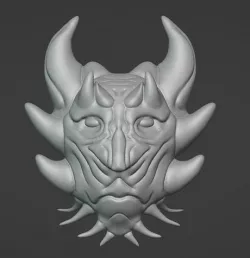 Ancient Tribal Mask 3D model