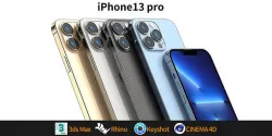 Apple iphone 13 Pro mobile phone 3D model 3D model
