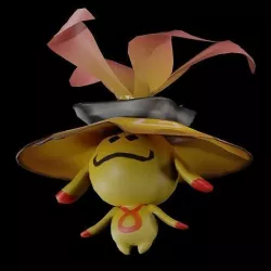 Aranara from GENSHIN IMPACT Low-poly 3D model