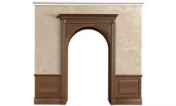 Arched doorway Interior Arched Opening Door Portal 3D model