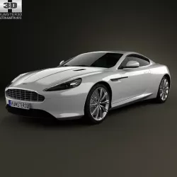 Aston Martin DB9 2013 3D model