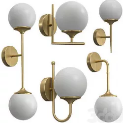 Ball Bedside Sconce Wall Lighting 3D model