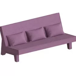Bam 3 Seater Sofa 3D model