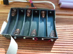 Battery contact spring maker for 18650 incl. boxes