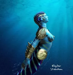 Battle Mermaid 3D model
