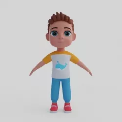 Boy 3d model 3D model